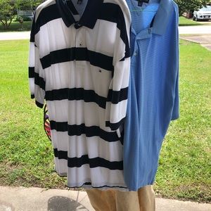Pair of Tommy Hilfiger Polo shirts